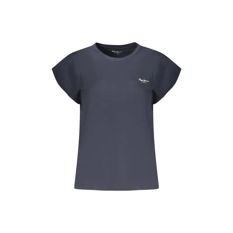 T-Shirt Maniche Corte Donna Blu Stampa