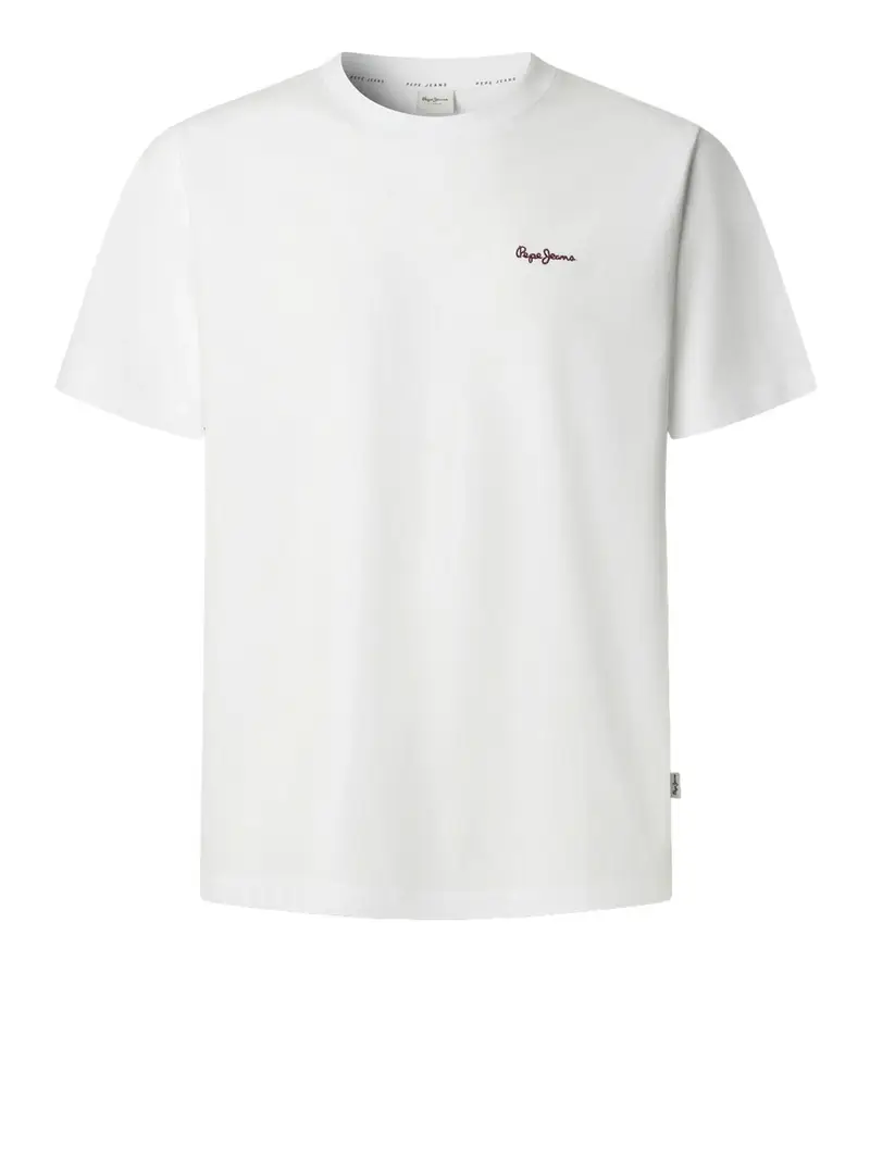 t-shirt pepe jeans contrast connor da uomo - bianco