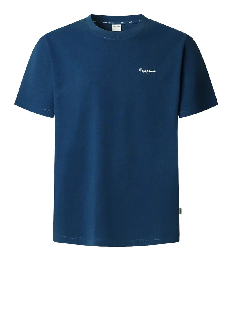 t-shirt pepe jeans contrast connor da uomo - blu