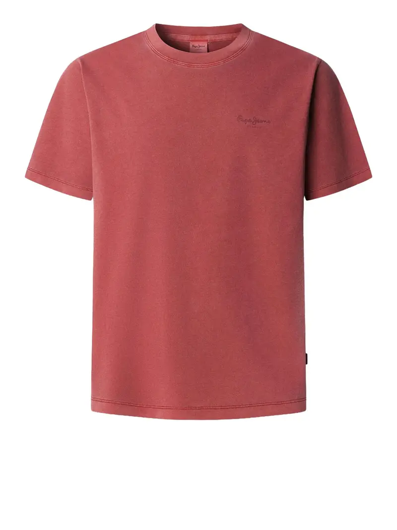 t-shirt pepe jeans jacko da uomo - bordeaux