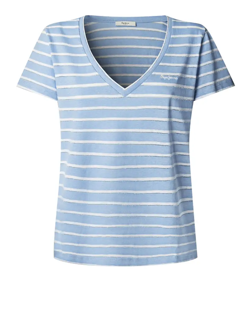 t-shirt pepe jeans megan da donna - celeste