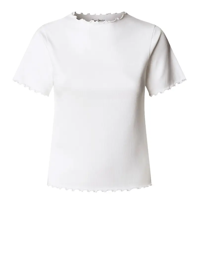 t-shirt pepe jeans nora da donna - bianco