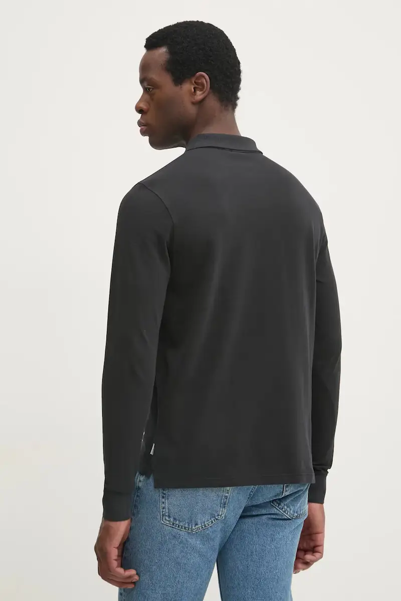 top a maniche lunghe in cotone NEW OLIVER GD LS PM542213 Nero miniatura 3