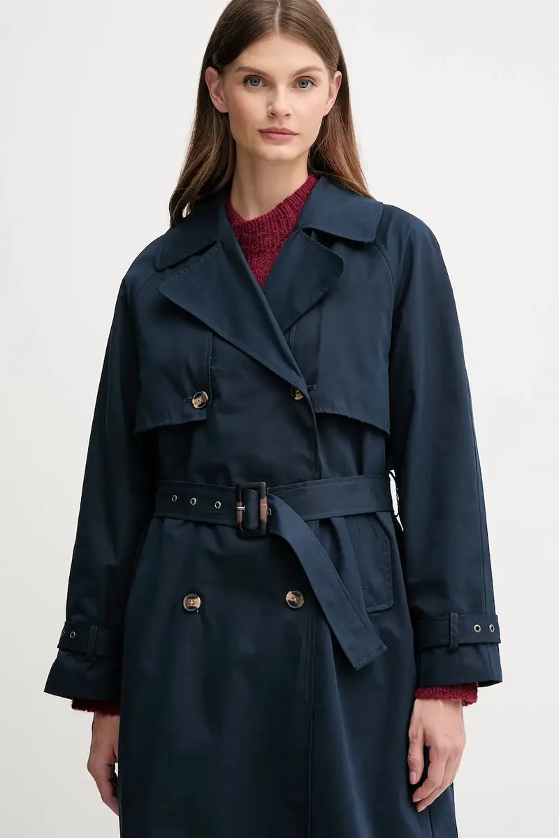 trench colore blu navy PL4024349 miniatura 4
