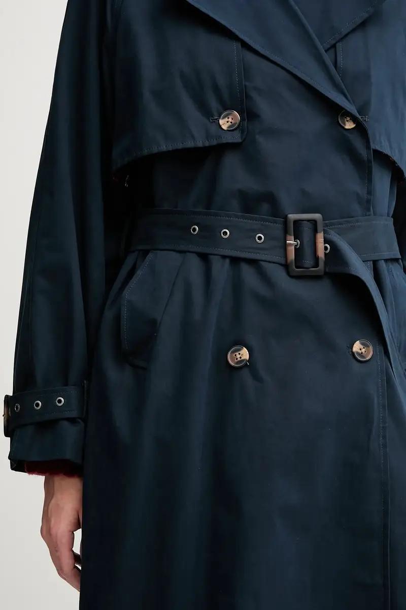 trench colore blu navy PL4024349 miniatura 5