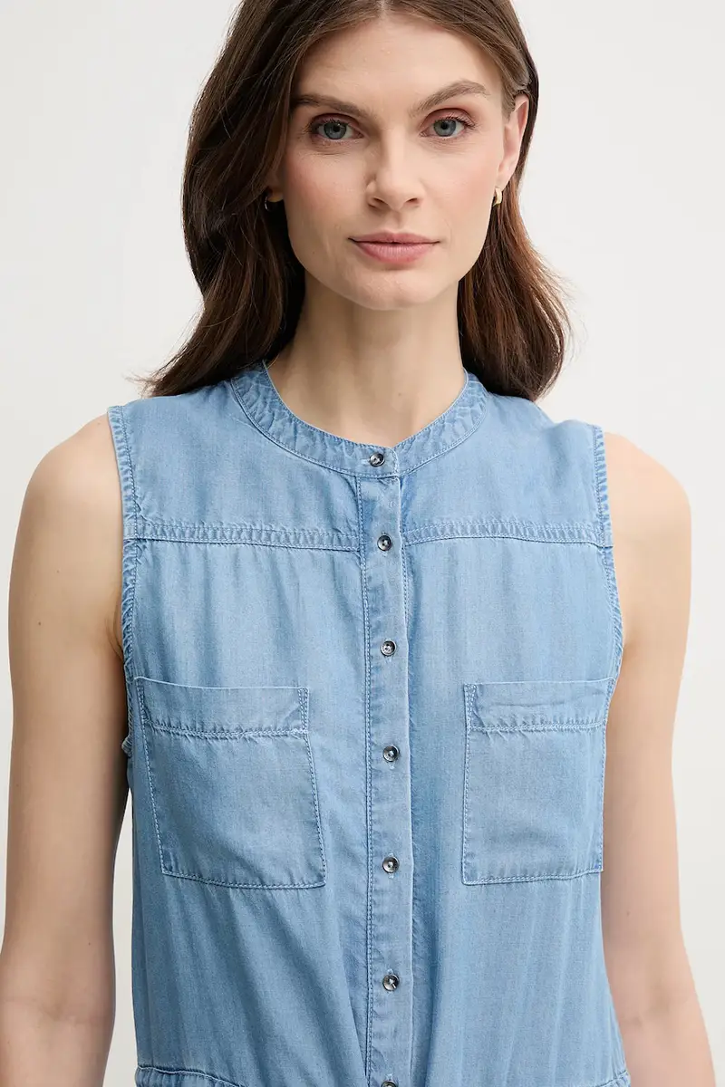 tuta elegante EDMEES colore blu PL230524 miniatura 4