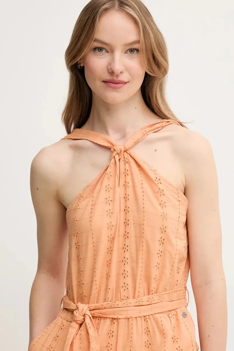 tuta in cotone EDITH colore arancione PL230514 miniatura 2