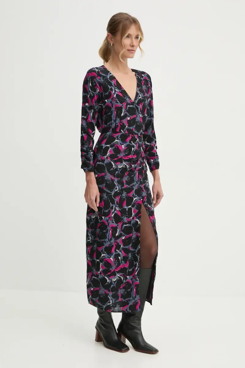 vestito AUBREY colore nero PL953640 miniatura 2