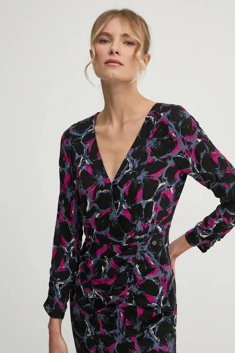 vestito AUBREY colore nero PL953640 miniatura 4