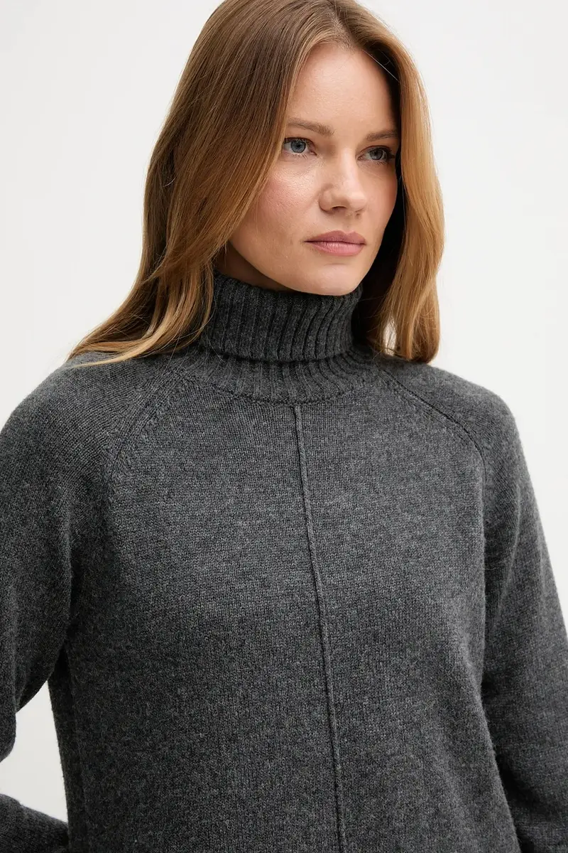 vestito con lana colore grigio PL9537714 miniatura 4