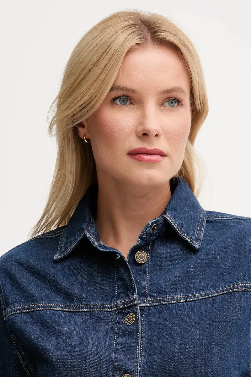 vestito di jeans colore blu PL9537685 miniatura 5