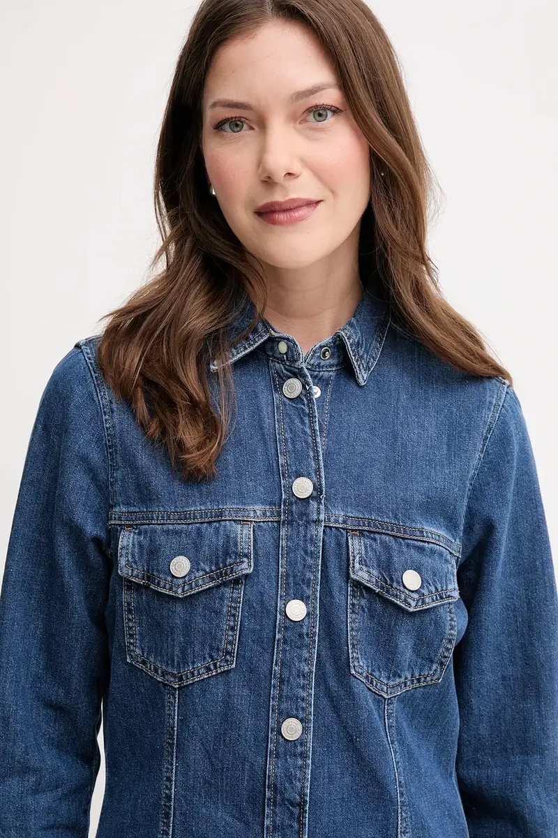 vestito di jeans colore blu PL95377284C1 miniatura 4