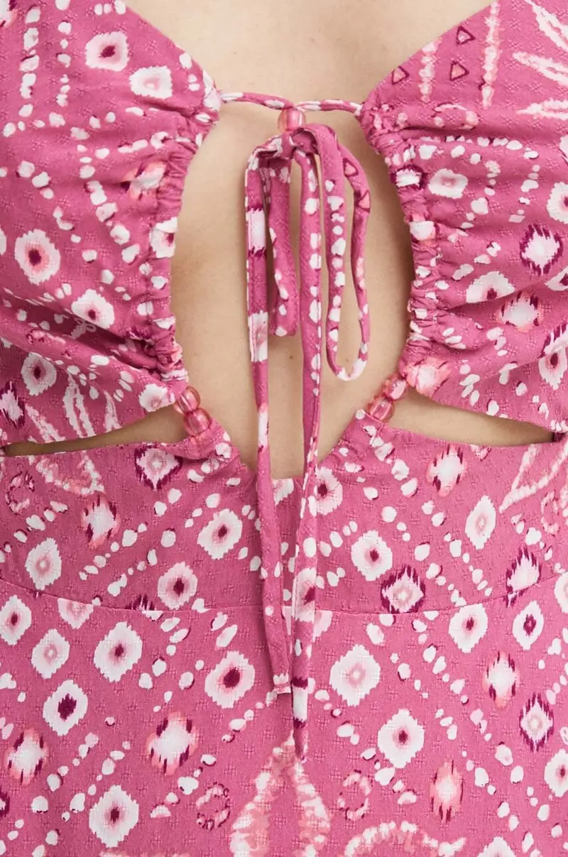 vestito di jeans DENISE colore rosa PL953499 miniatura 5