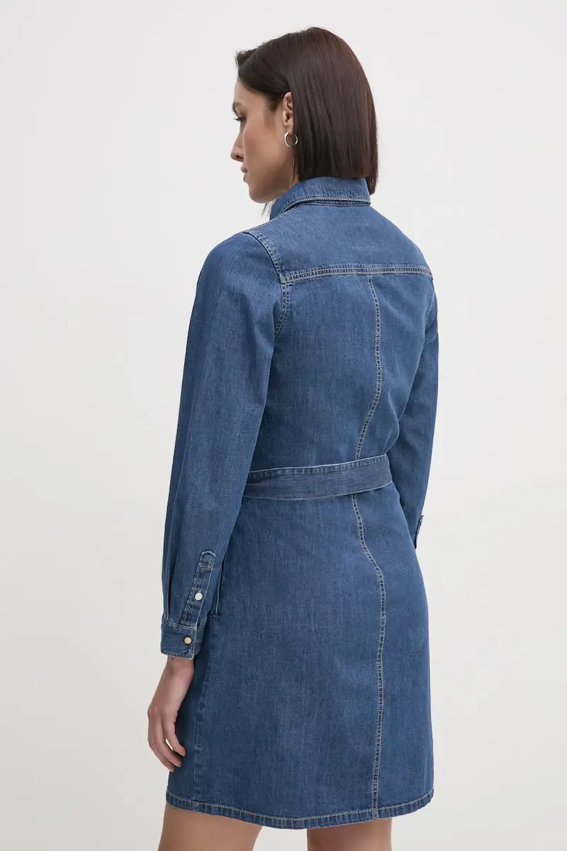 vestito di jeans REGULAR DENIM DRESS colore blu PL953581HX6 miniatura 3