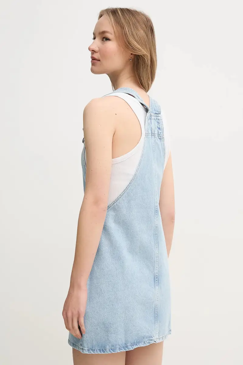 vestito di jeans VESTA STUD colore blu PL953720 miniatura 3