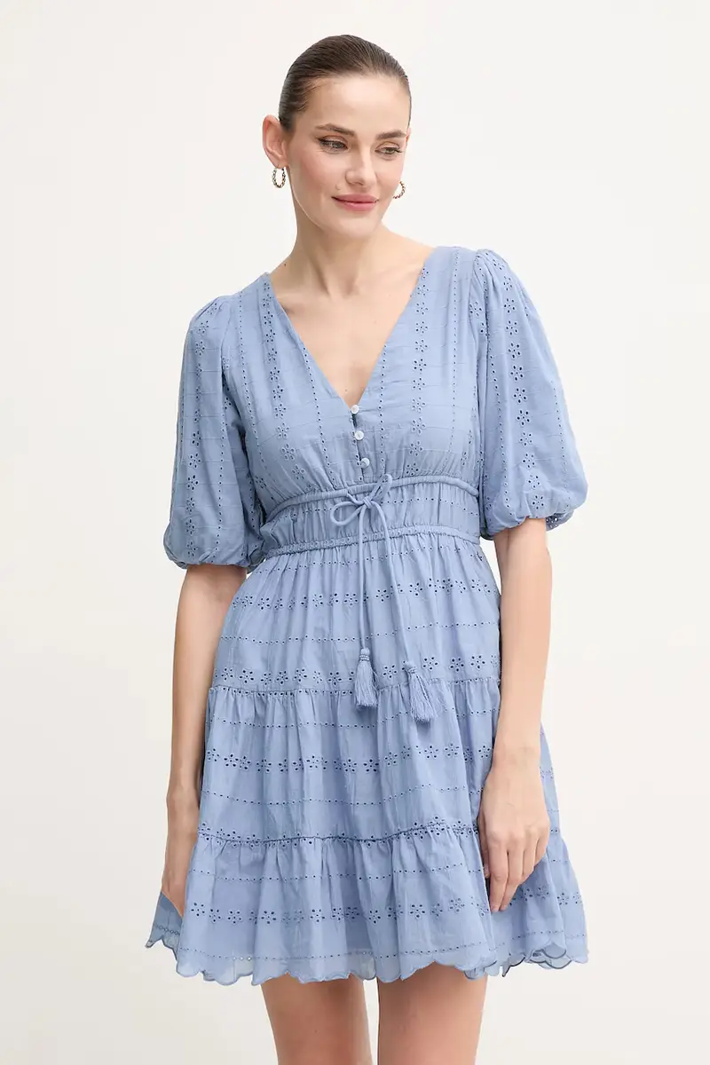 vestito in cotone DAY Blu miniatura 2