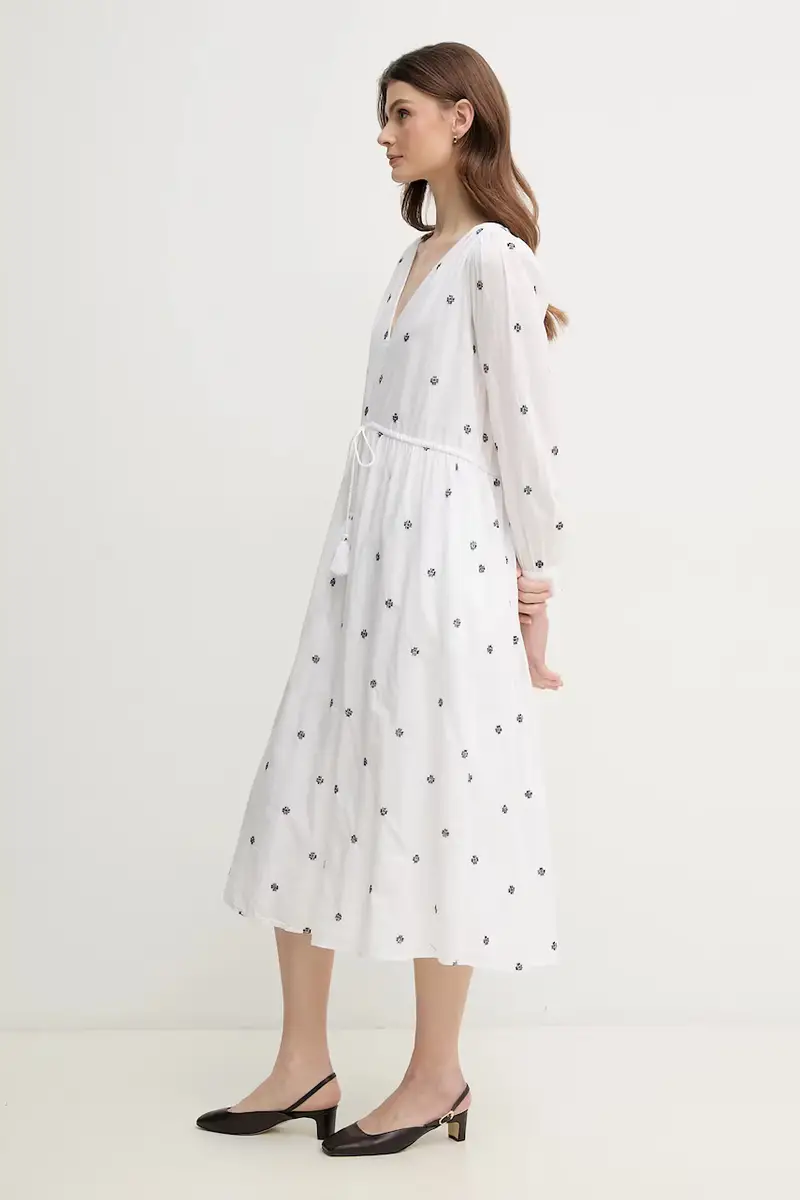 vestito in cotone DEAL Bianco miniatura 2