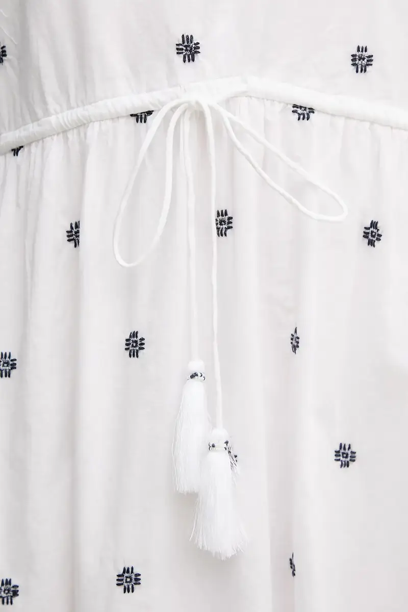 vestito in cotone DEAL Bianco miniatura 5