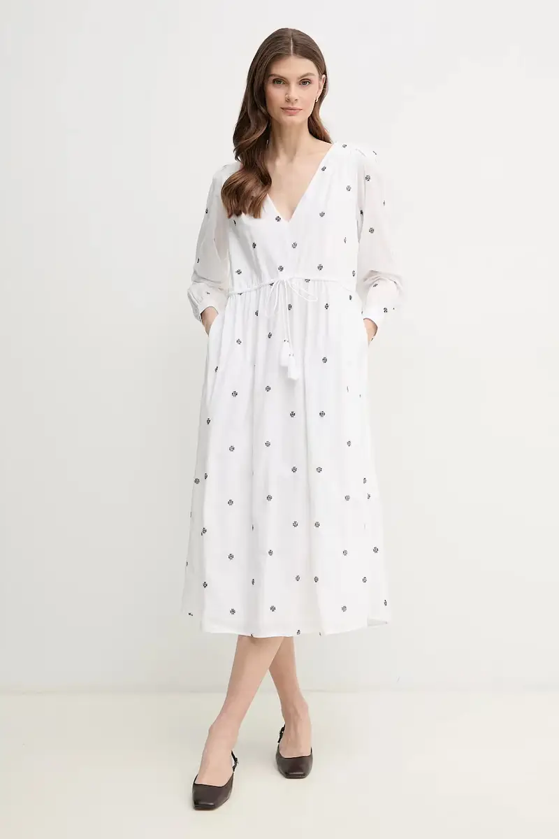 vestito in cotone DEAL Bianco