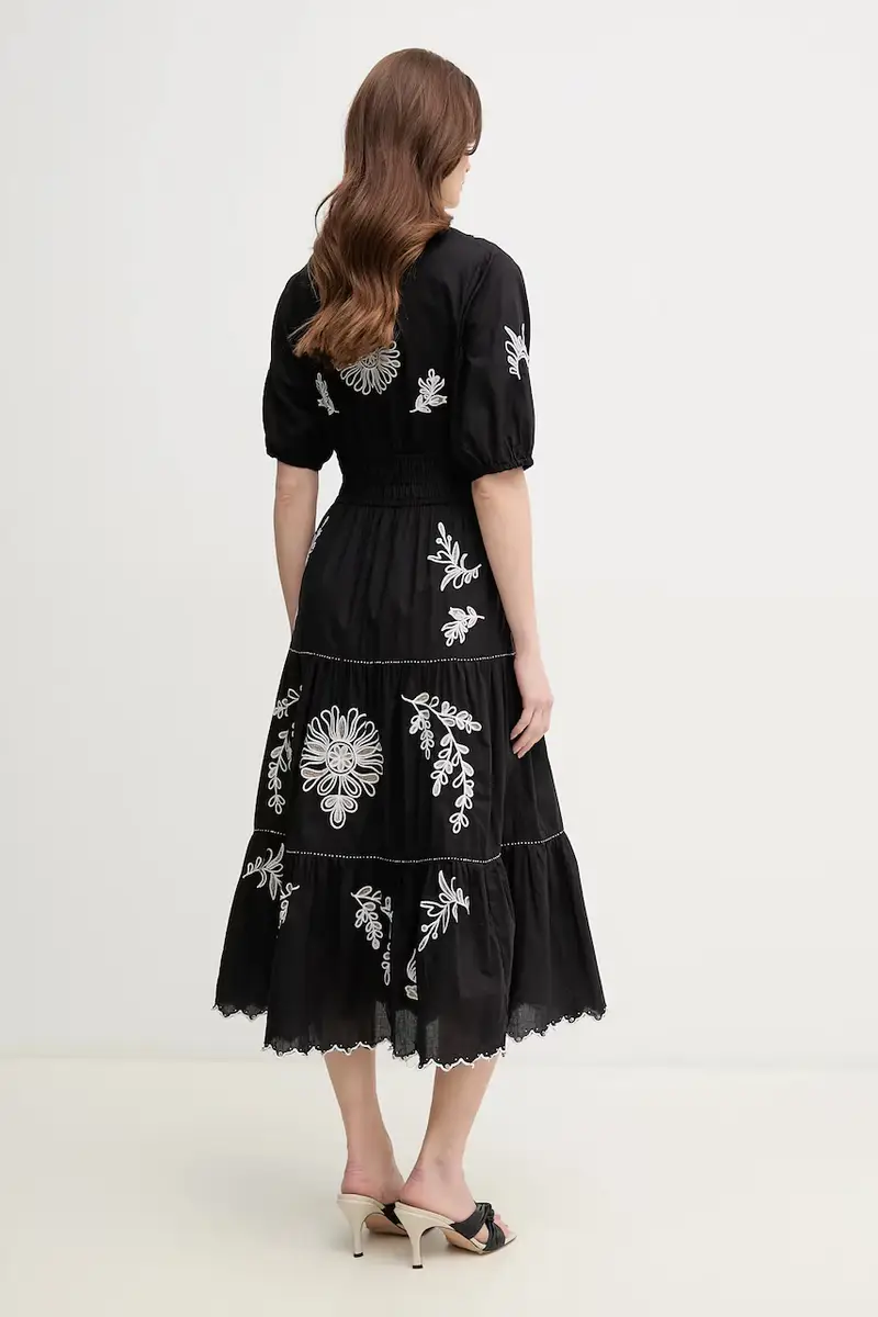 vestito in cotone DESTINY DRESS colore nero PL953743 miniatura 3