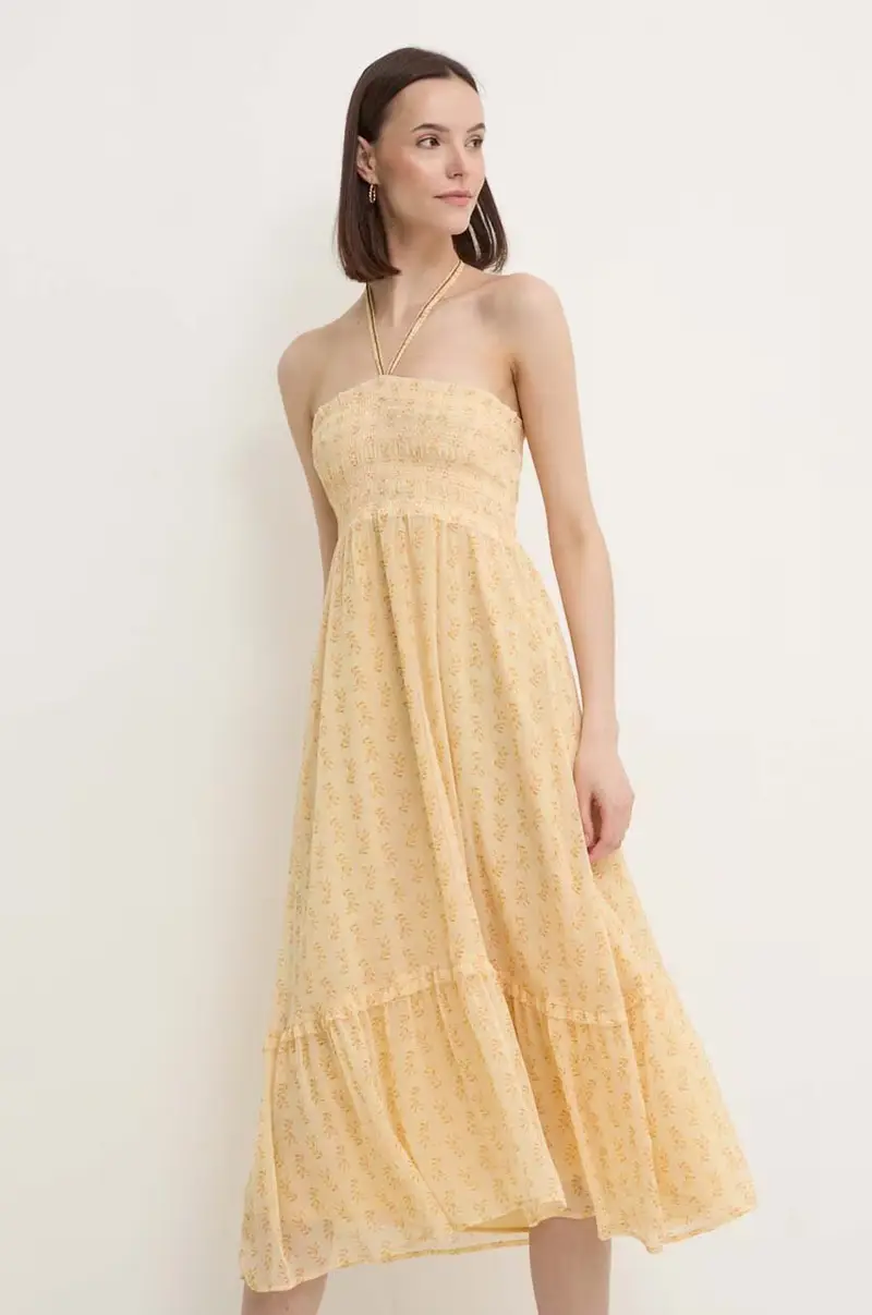 vestito MADISON colore giallo PL901141