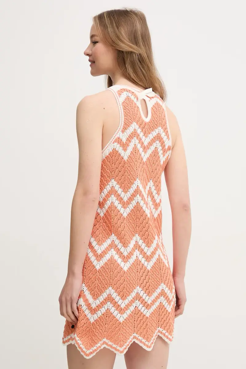 vestito ORIANA DRESS colore arancione PL953728 miniatura 3