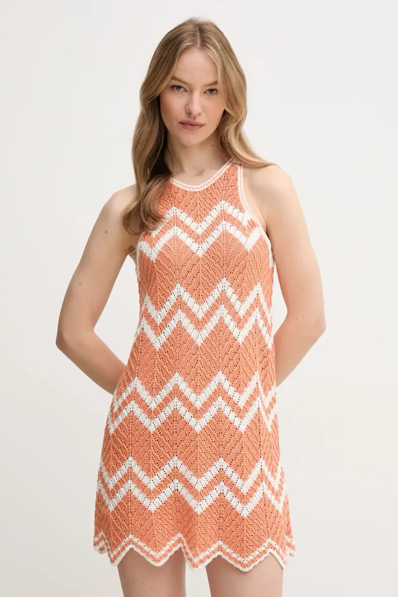 vestito ORIANA DRESS colore arancione PL953728