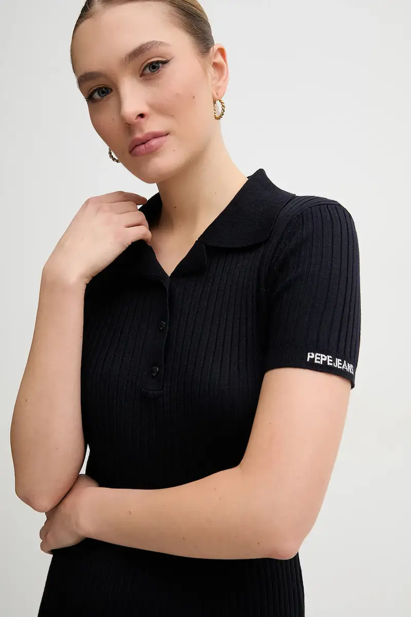 vestito PATRICIA colore blu navy PL953730 miniatura 4