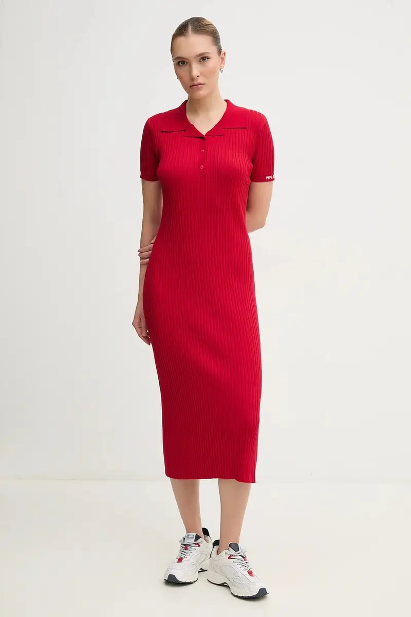 vestito PATRICIA colore rosso PL953730 miniatura 4