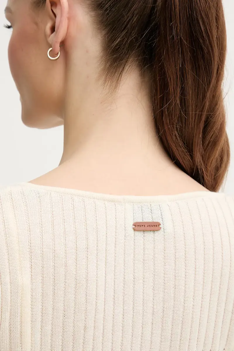 vestito PAULINA colore beige PL953712 miniatura 5