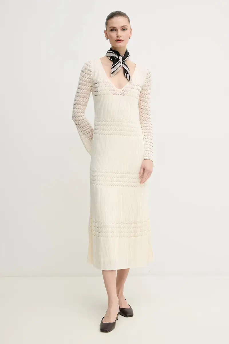 vestito PAULINA colore beige PL953712