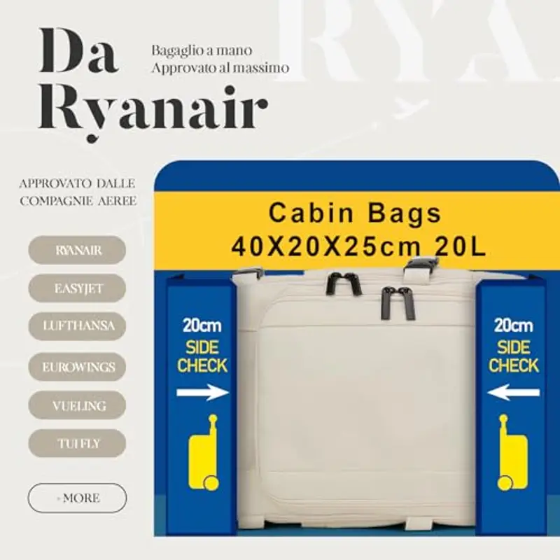 ZHXX Zaino da viaggio Beige 1918991 miniatura 2