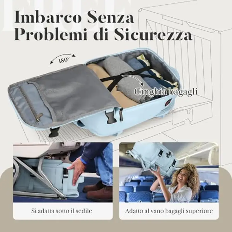 ZHXX Zaino da viaggio Azzurro 1918990 miniatura 3