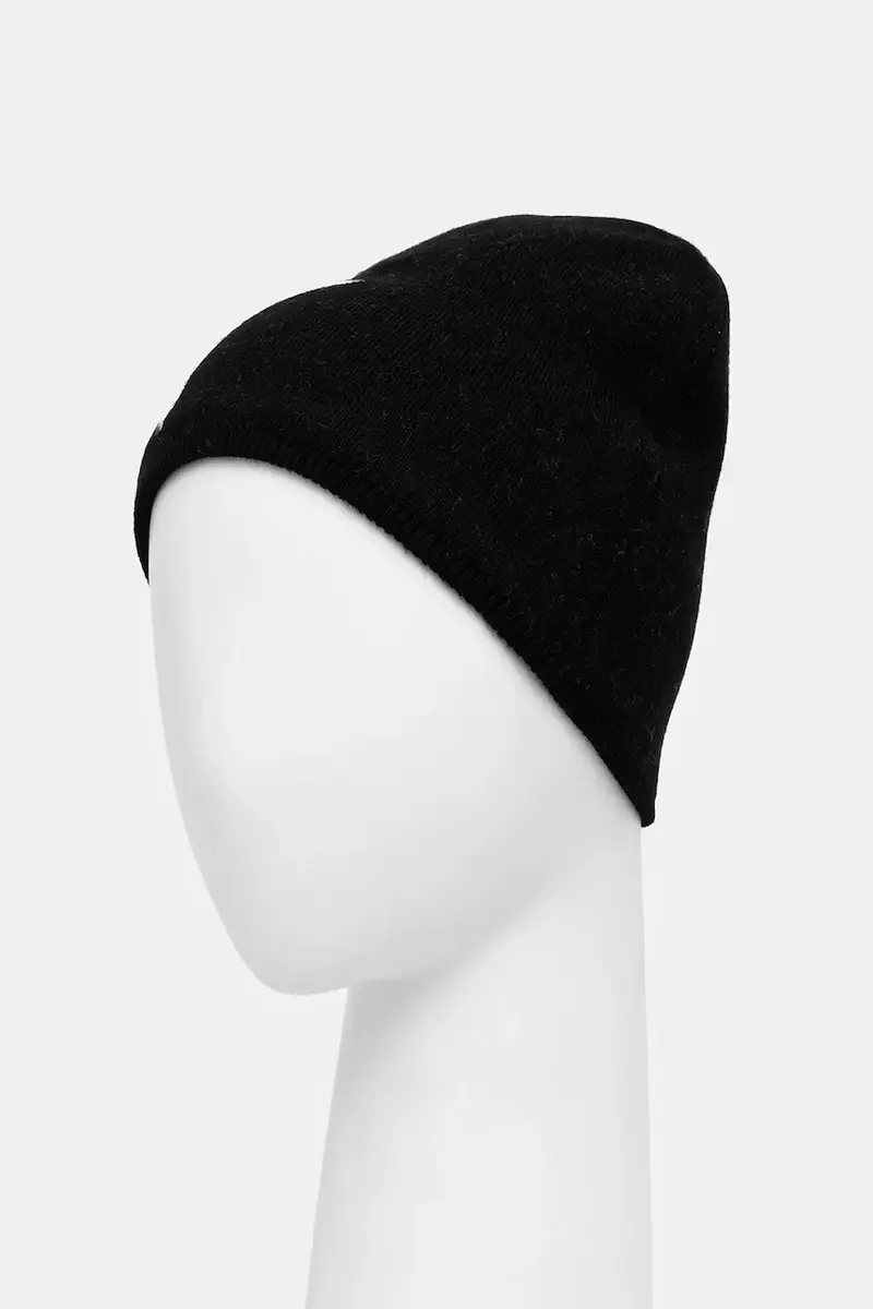 cappello con lana Nero miniatura 3