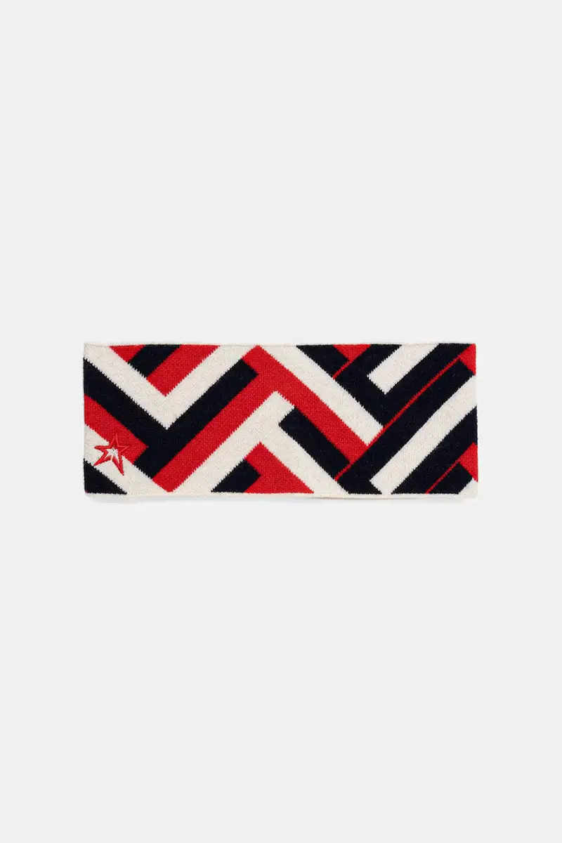 fascia con lana Rosso