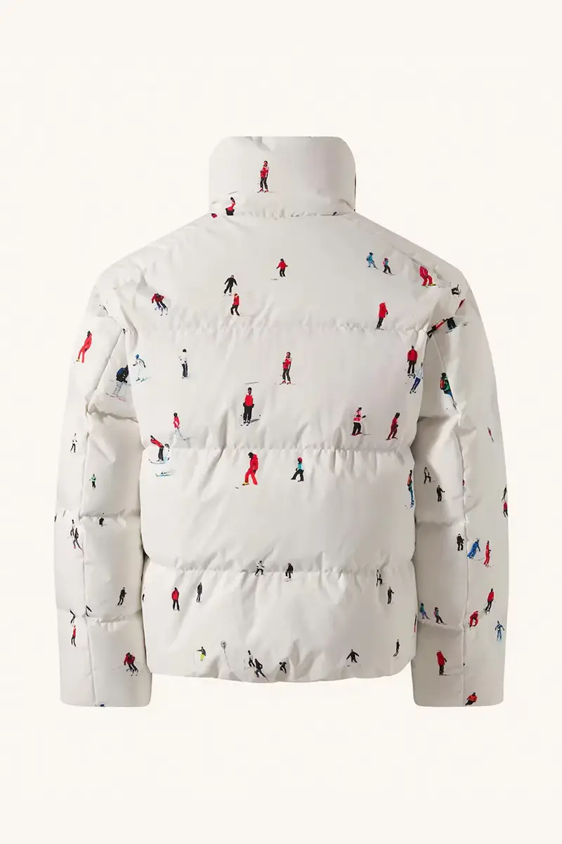giacca da sci bambino/a nuuk puffer jacket Bianco miniatura 2