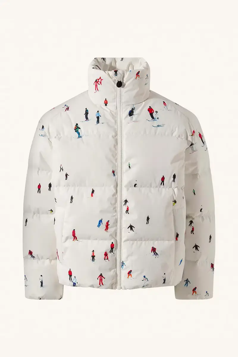 giacca da sci bambino/a nuuk puffer jacket Bianco