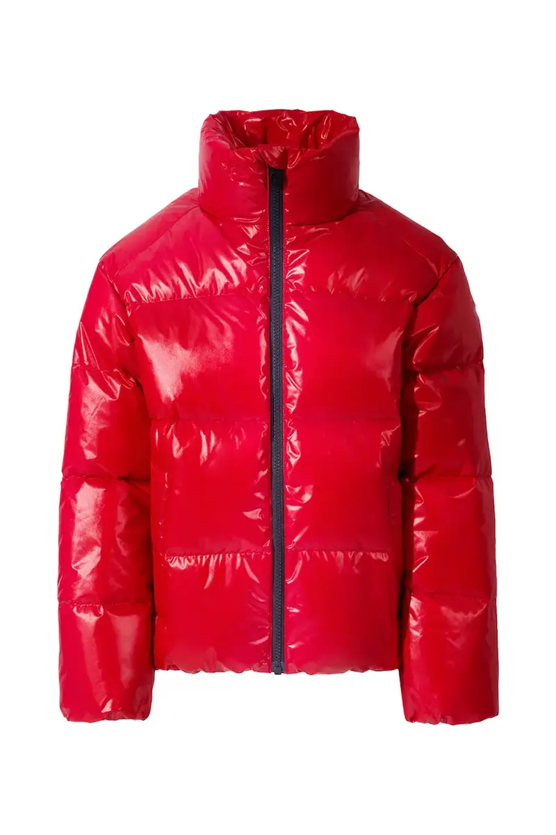 giacca da sci bambino/a nuuk puffer jacket Rosso miniatura 2
