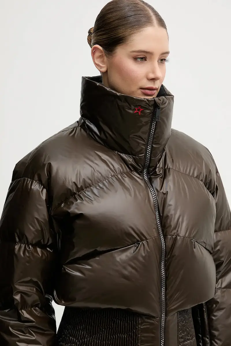 giacca da sci in piuma Auretta Marrone miniatura 4