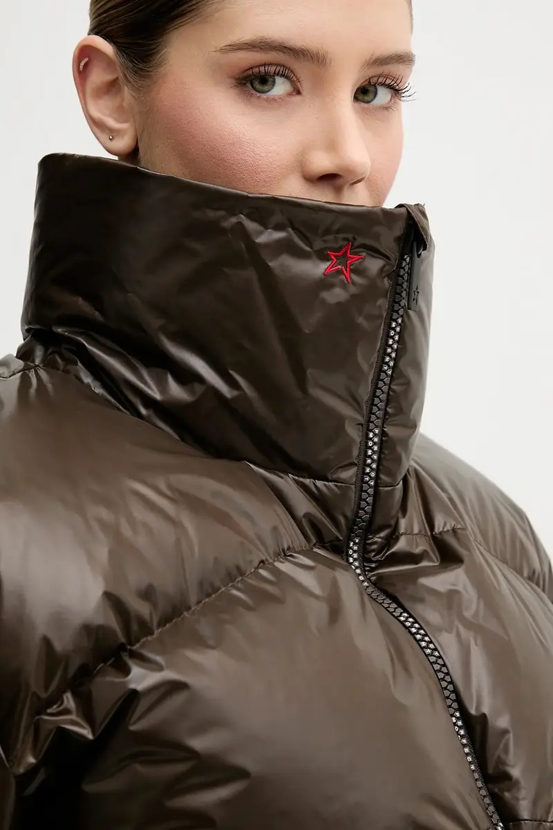 giacca da sci in piuma Auretta Marrone miniatura 5