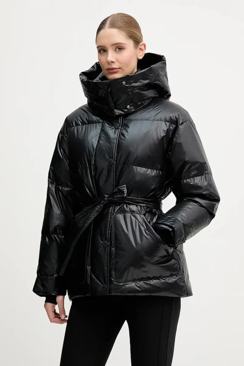 giacca da sci in piuma Cortina Nero