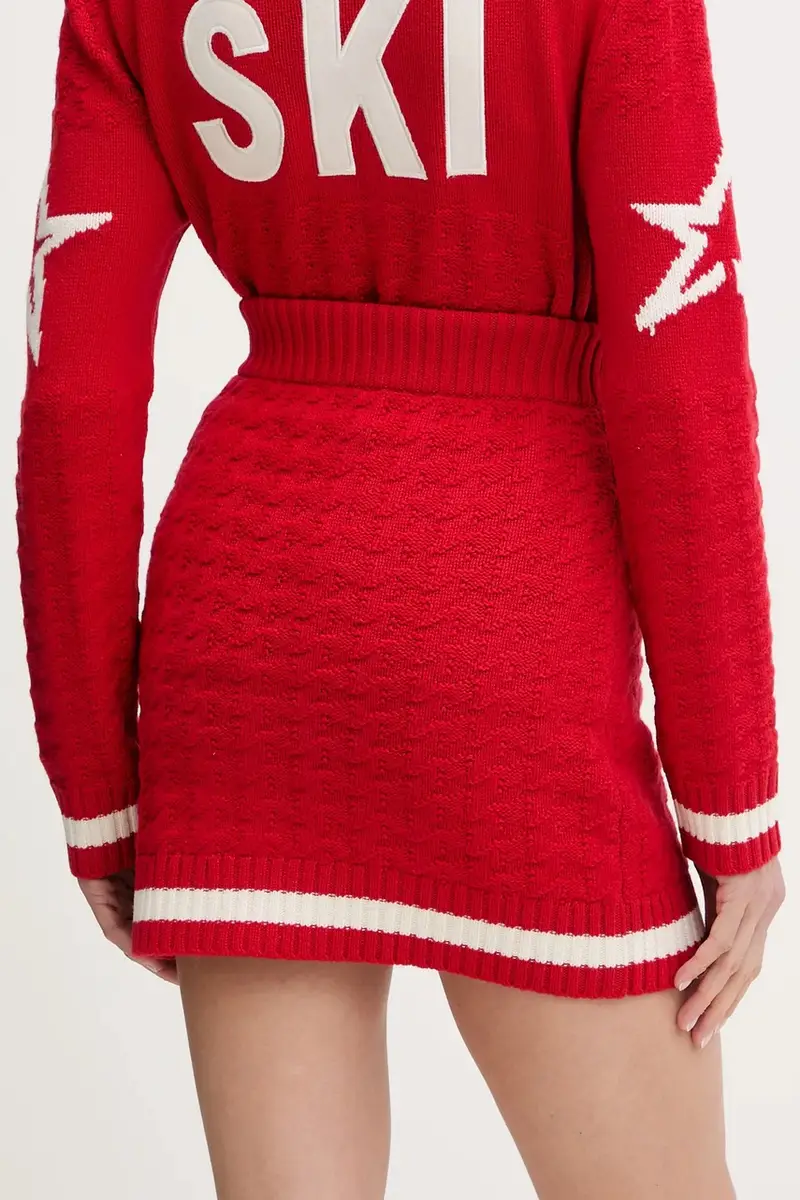 gonna sportiva Rosso miniatura 3