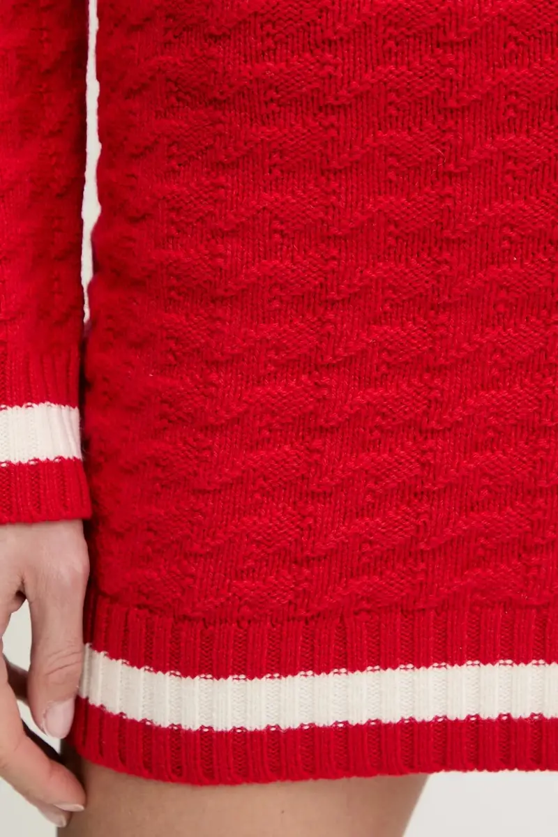 gonna sportiva Rosso miniatura 4