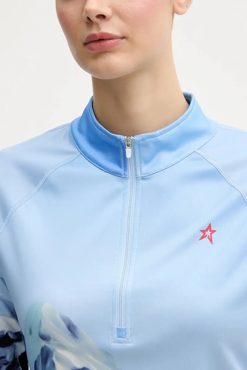 longsleeve funzionale Blu miniatura 5