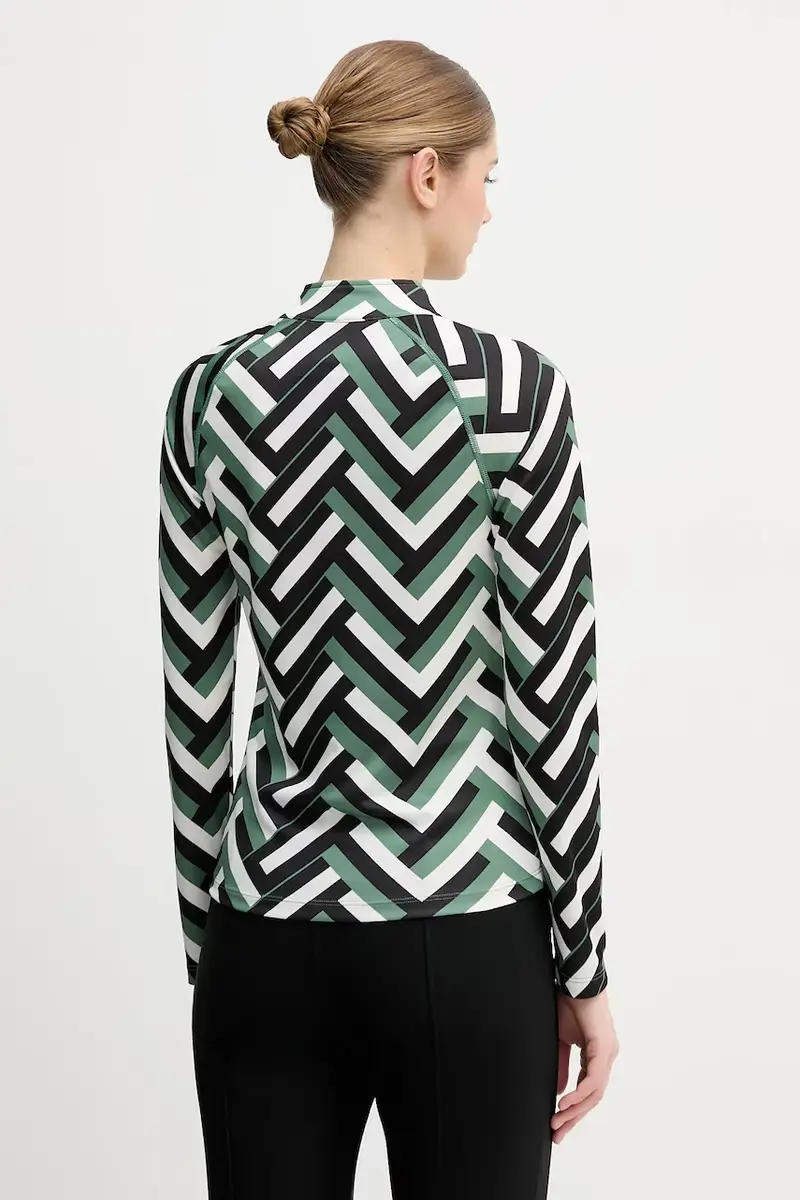 longsleeve funzionale Verde miniatura 3