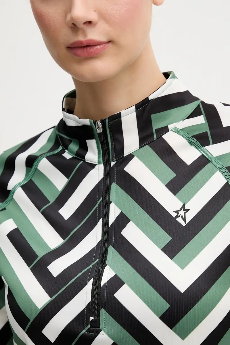 longsleeve funzionale Verde miniatura 5