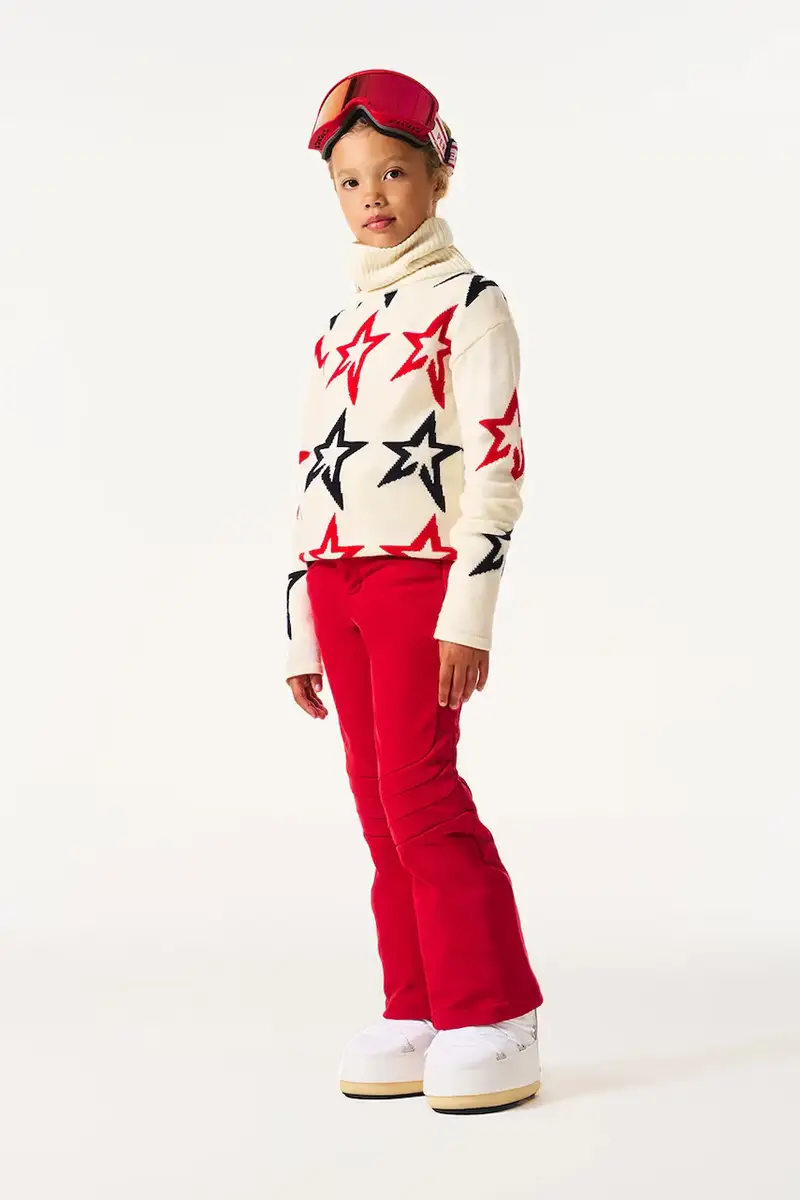 maglione in cotone bambini star dust sweater Bianco