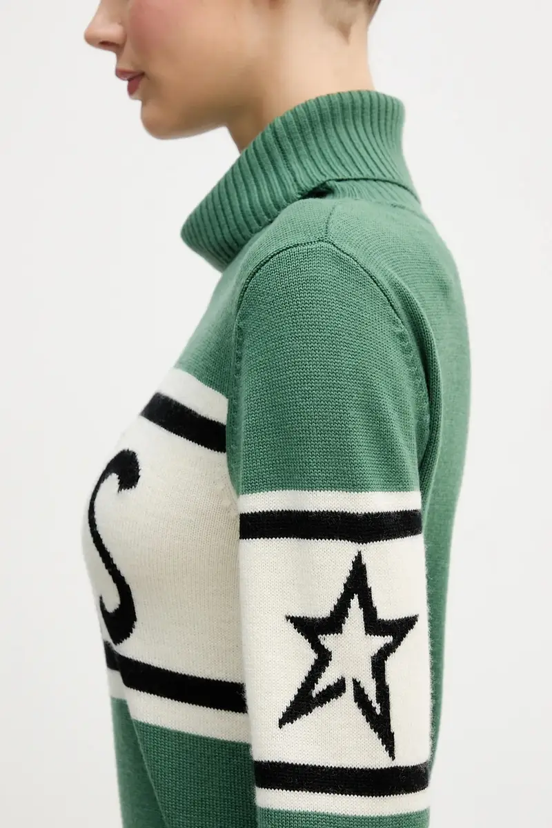 maglione in lana Apres Verde miniatura 5