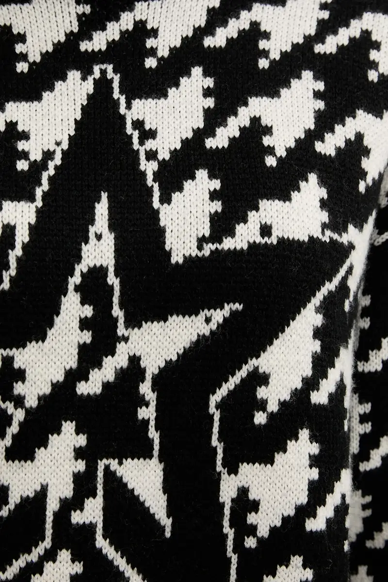 maglione in lana Chunky Nero miniatura 5