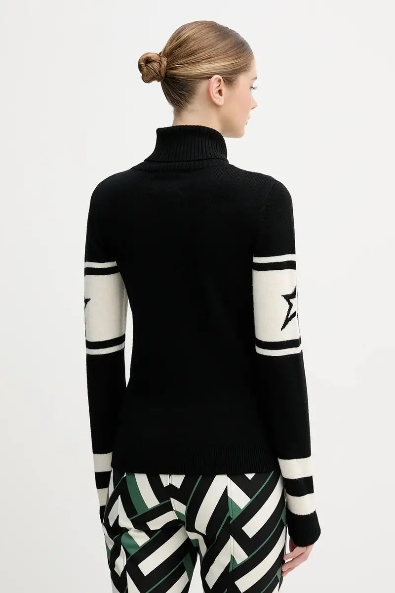 maglione in lana Cortina Nero miniatura 3